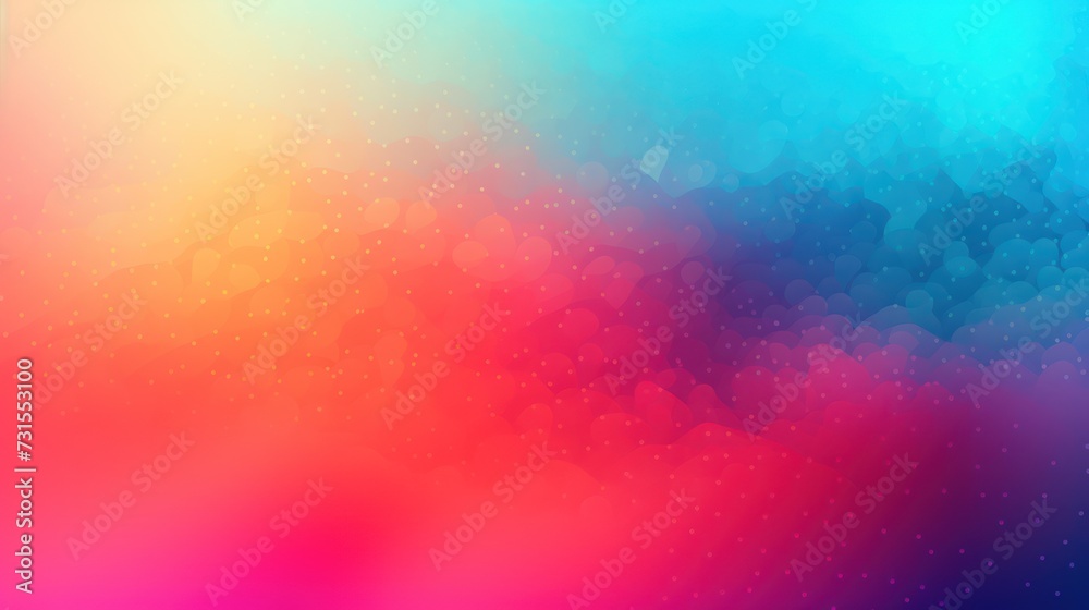 Illustration of halftone smoke effect, creating a vibrant abstract background