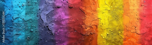 Rainbow color background . Banner