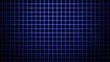 Abstract Soft Glow Grid Pattern with Grain Texture Dark Blue Background.
