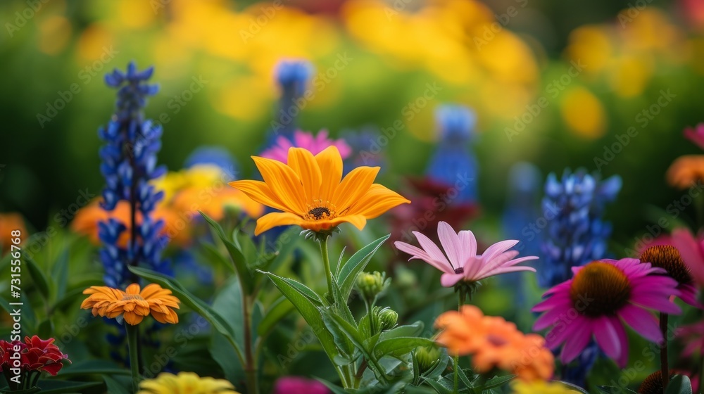 Amidst a garden of vibrant colors, her laughter fills the air, a celebration of the season Amidst a garden of vibrant colors, her laughter fills the air, a celebration of the season