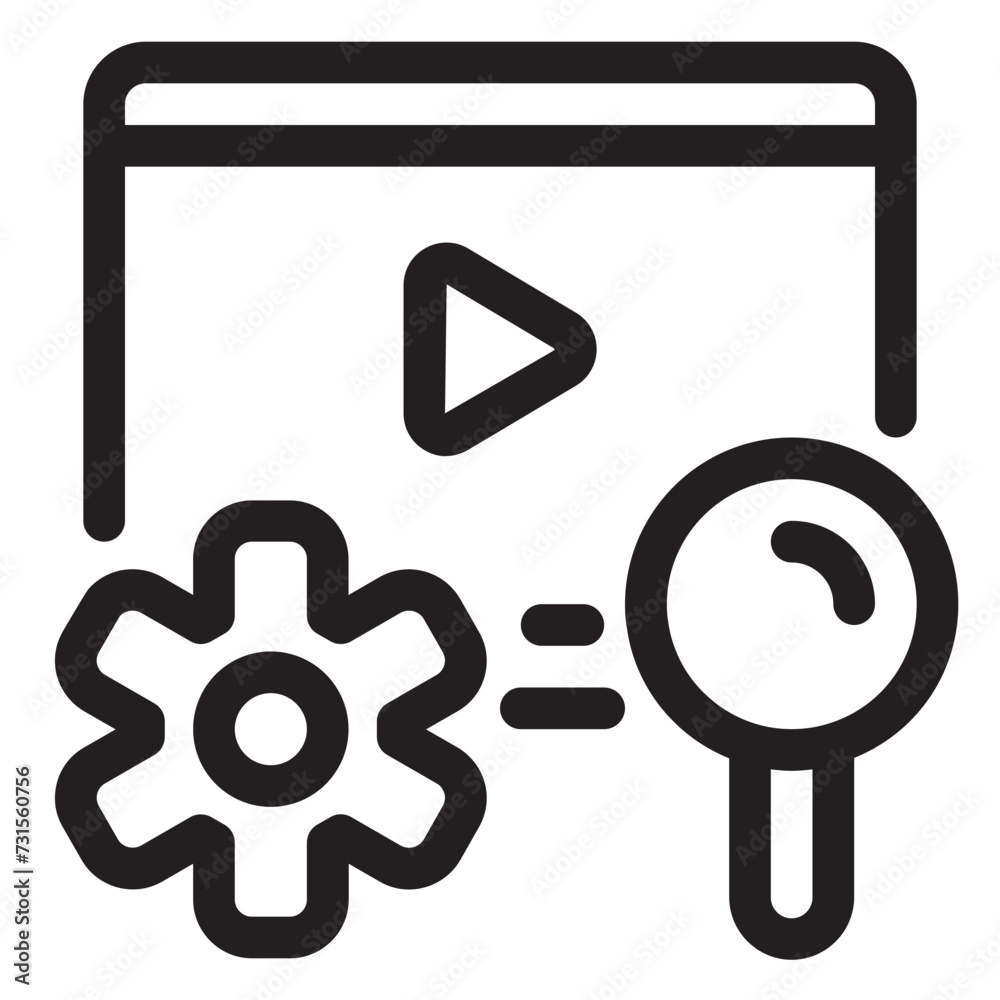 Marketing icon - line style Marketing icon - line style
