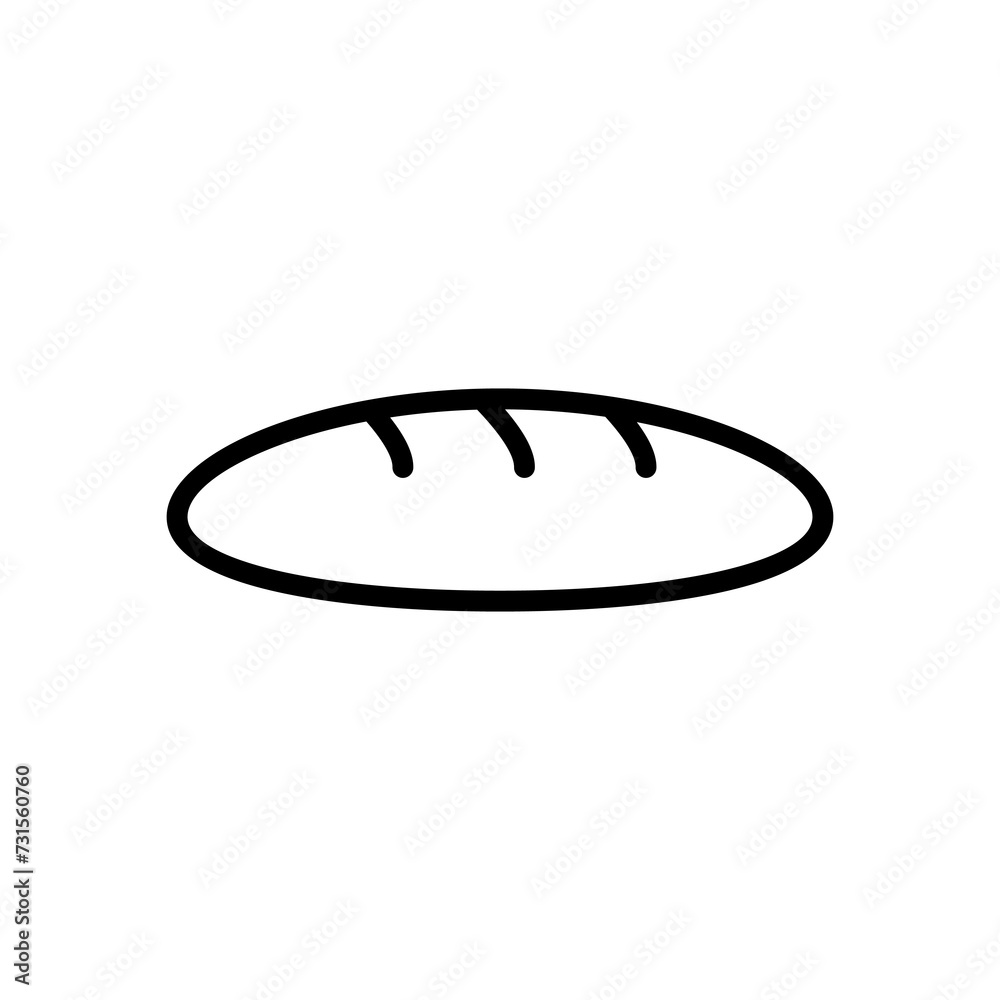 bread loaf icon symbol vector template collection bread loaf icon symbol vector template collection