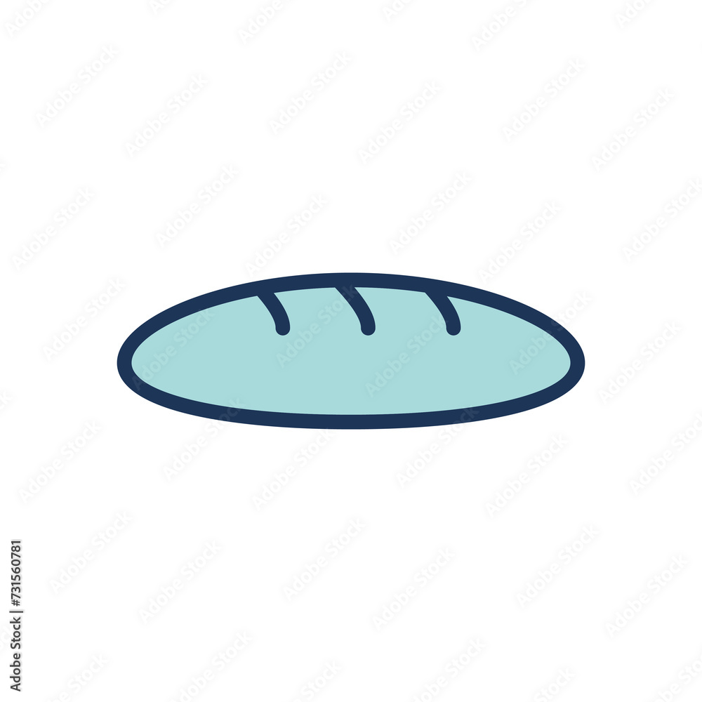 bread loaf icon symbol vector template collection bread loaf icon symbol vector template collection