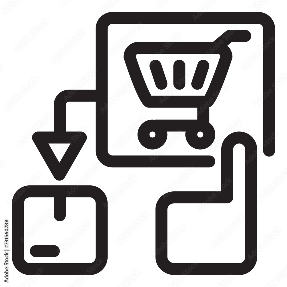 Marketing icon - line style Marketing icon - line style