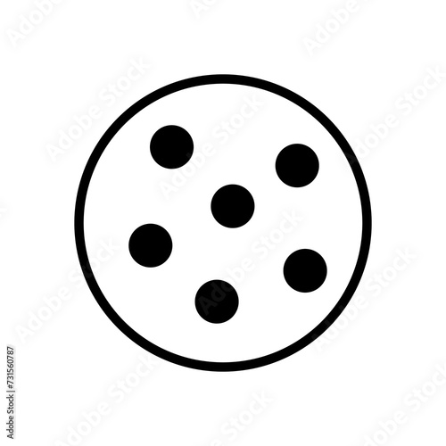 cookies icon symbol vector template collection