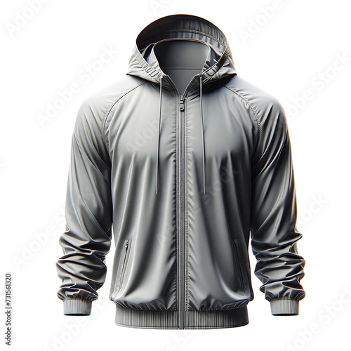 Men's sports jacket. Insulated black sports jacket photo