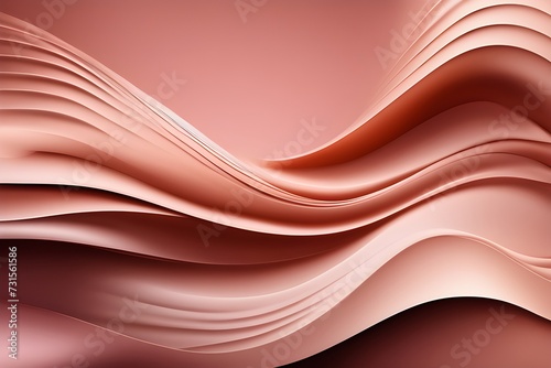 bronze abstract waves background 