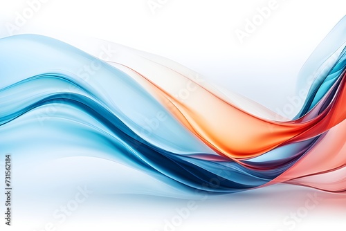 colorful glass waves abstract background 