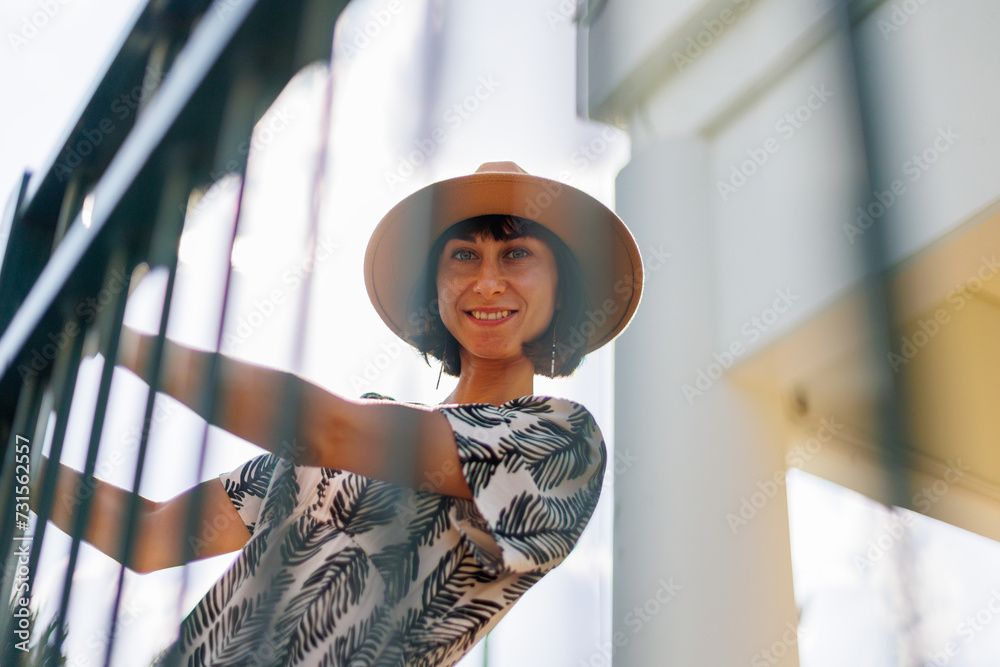 young girl in a hat. portrait.young girl. young girl in a hat. portrait.young girl.