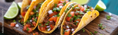 Taco. Mexican food. Banner