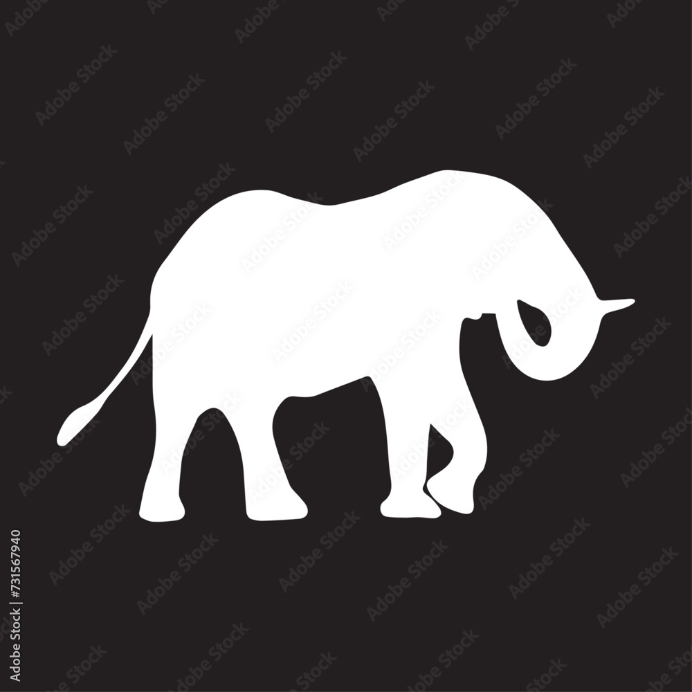elephant silhouette vector elephant silhouette vector