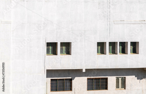 White Building With Window Bars