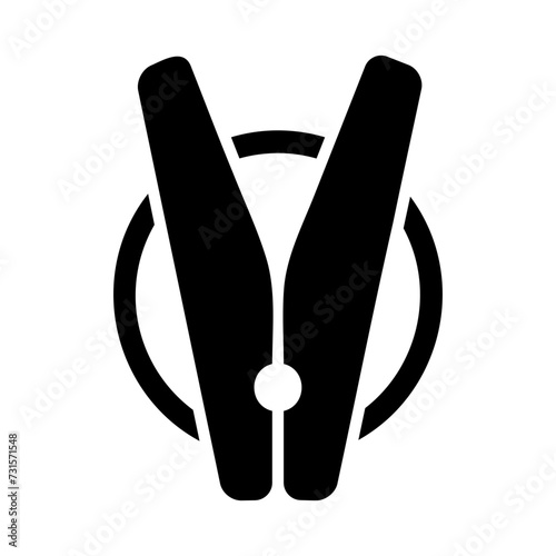 clothespin vector icon