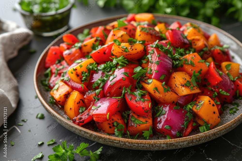 food on the kitchen table to post on social media professional advertising food photography
