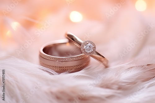 Feather wedding rings
Generation AI