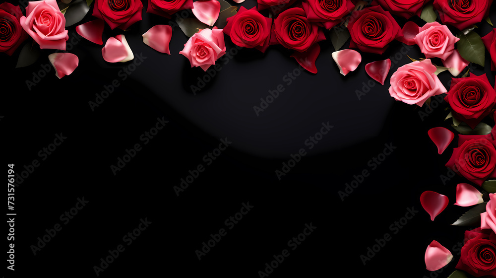 Women's Day, Valentine's Day, Mother's Day background concept, empty floral background with copy space Women's Day, Valentine's Day, Mother's Day background concept, empty floral background with copy space