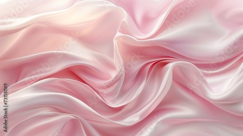 Elegant monochrome pink seamless wave texture