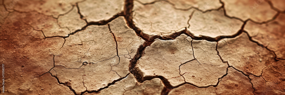 clay ground crack on the ground, texture dry soil background clay ground crack on the ground, texture dry soil background