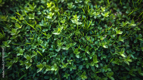 Close Up of a Bush With Green Leaves