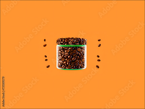 jar of coffee beans