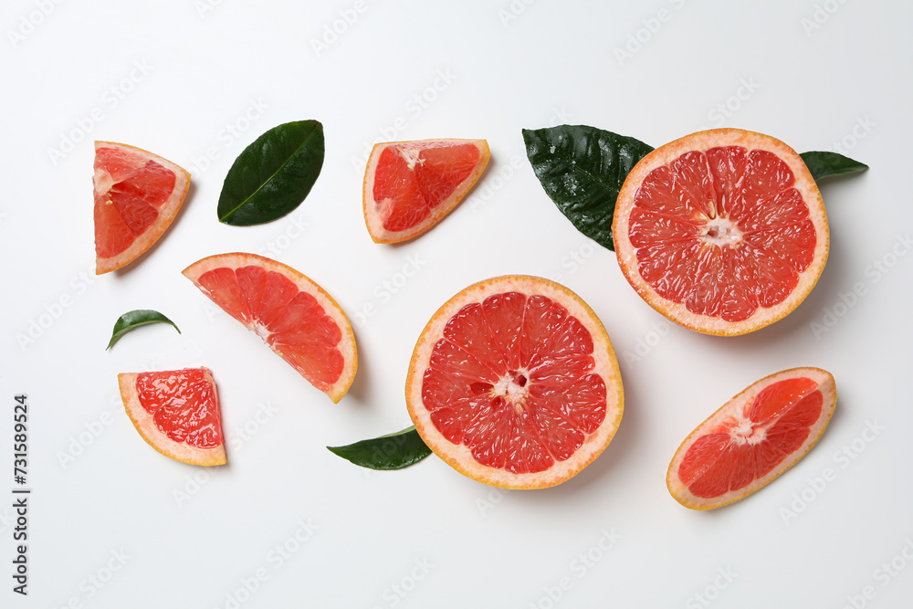 Juicy summer fruit - grapefruit, concept of fresh food Juicy summer fruit - grapefruit, concept of fresh food