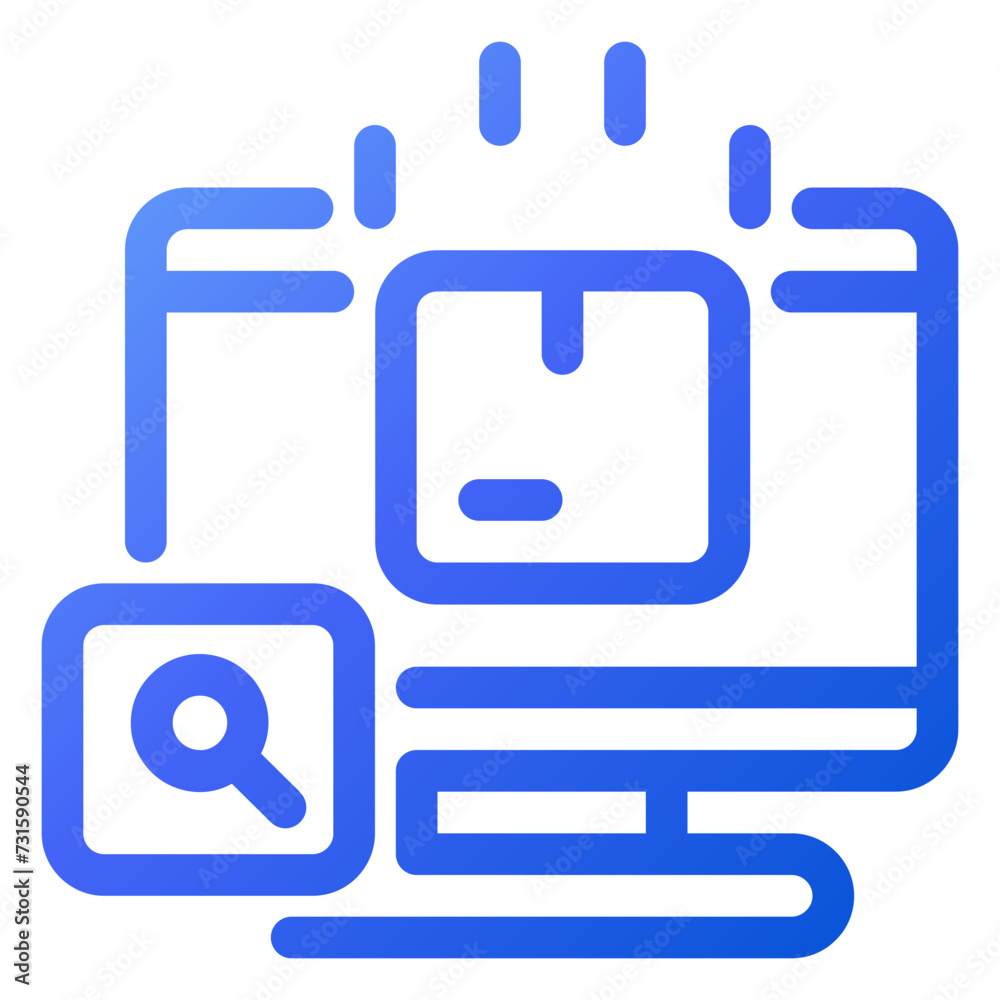 Marketing icon - gradient style Marketing icon - gradient style