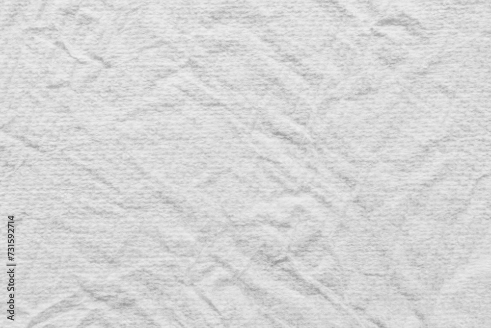 A sheet of white wrinkled tissue paper as background
