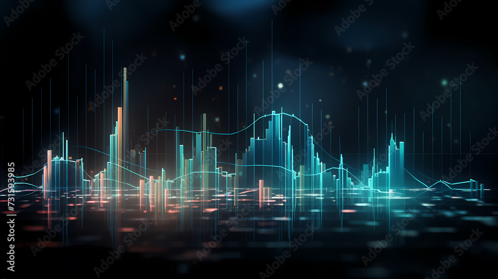 Stock market abstract background, economic and infographic concept Stock market abstract background, economic and infographic concept