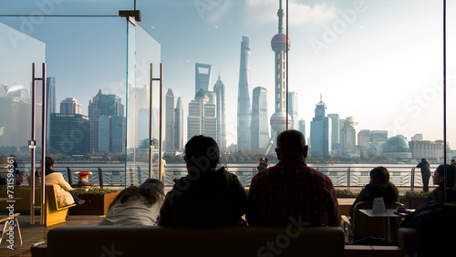 City, Shanghai, China, travel, skyscrapers