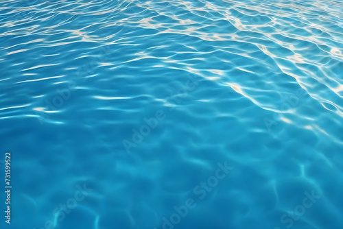 water background with surface bubbles and wave.