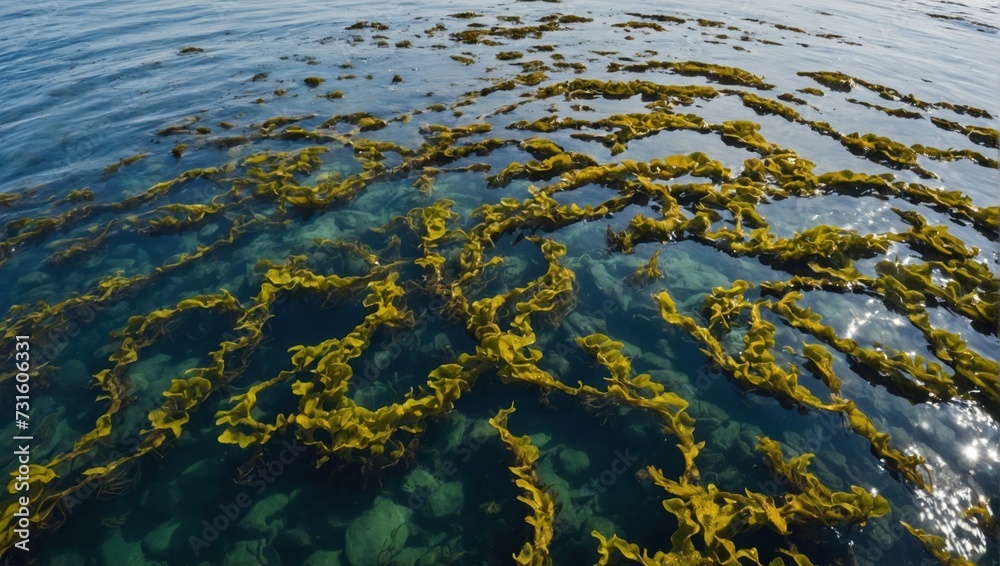 algae in the sea