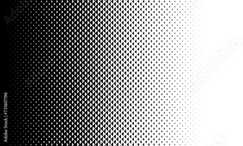 Black on white background. Black and white dissolve halftone grunge effect. Vector Illustration