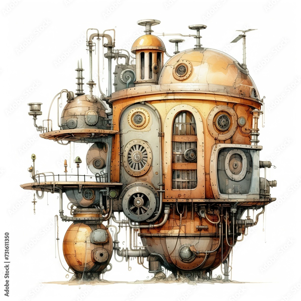 Machinarium machinery, a whimsical fusion of cartoon fantasy and fantastic design Machinarium machinery, a whimsical fusion of cartoon fantasy and fantastic design