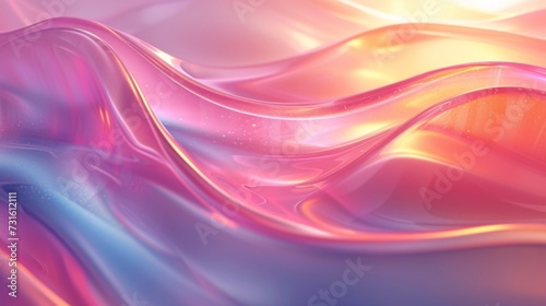Vivid glassmorphic texture with fluid gradient colors