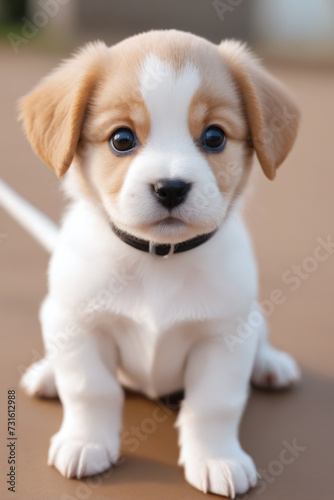 A cute puppy dog