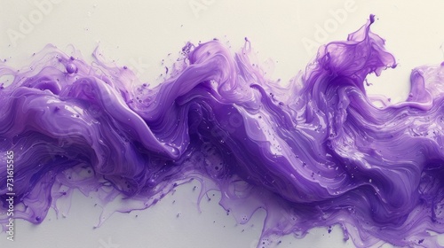 Purple Paint Wave