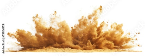Dirt Explosions in the Air sand explosion photo