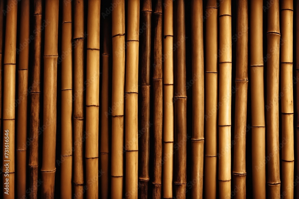 Brown bamboo stick pattern background. Brown bamboo stick pattern background.