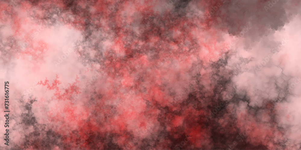 Red Black vintage grunge spectacular abstract clouds or smoke vapour,horizontal texture.overlay perfect.nebula space burnt rough,abstract watercolor dreamy atmosphere smoke isolated.

