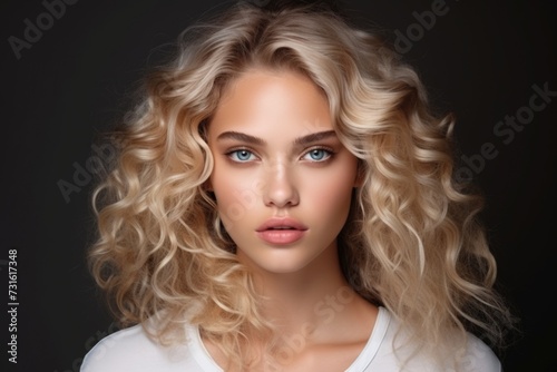 portrait woman blonde