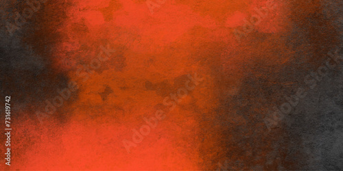 Orange Black metal background concrete texture wall terrazzo cement wall surface of,grunge wall texture of iron iron rust abstract surface panorama of decorative plaster.
