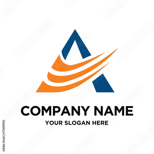 Initial A Logo Design Free Download Initial A Logo Design - GFXLoad