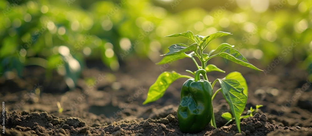Thai roasted green peppers available in the market. Thai roasted green peppers available in the market.