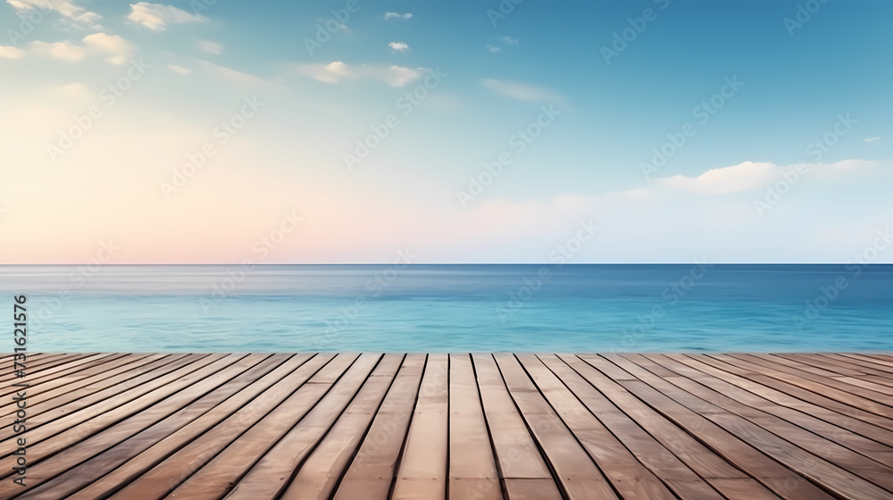 Fototapeta premium Abstract futuristic empty floor, future planning concept