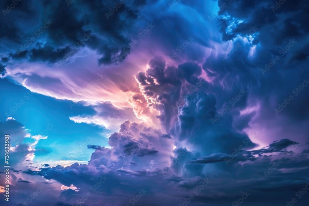 Beautiful Sky Thunder Photograph