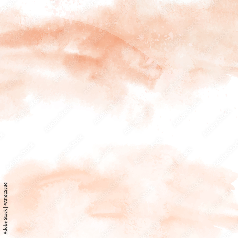 Fototapeta premium Hand painted minimal pastel coloured watercolour background