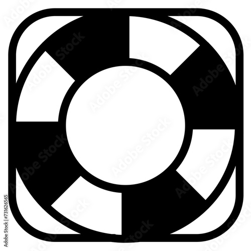 Floatie glyph icon