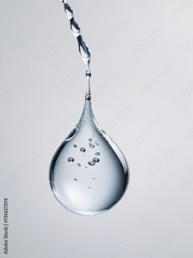 Macro drop: ideal for a transparent advertising Macro drop: ideal for a transparent advertising