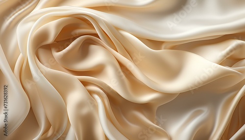 beige silk background. luxurious smooth silk texture. neutral beige silky smooth fabric. beige shiny satin background. beige background