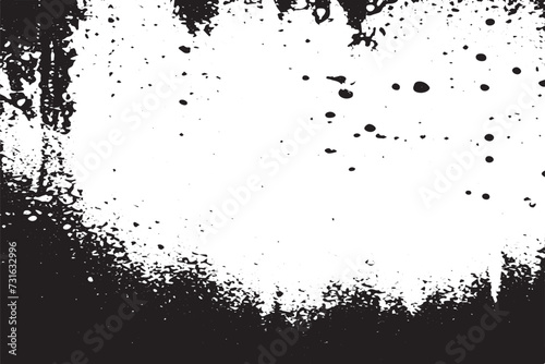 black and white grunge texture, vector image background texture